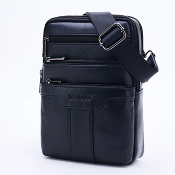 

Men Sling Cross body Messenger Fanny Bag Mobile Phone Case Purse Cowhide Genuine Leather Hip Bum Belt Pack Shoulder Waist Bag