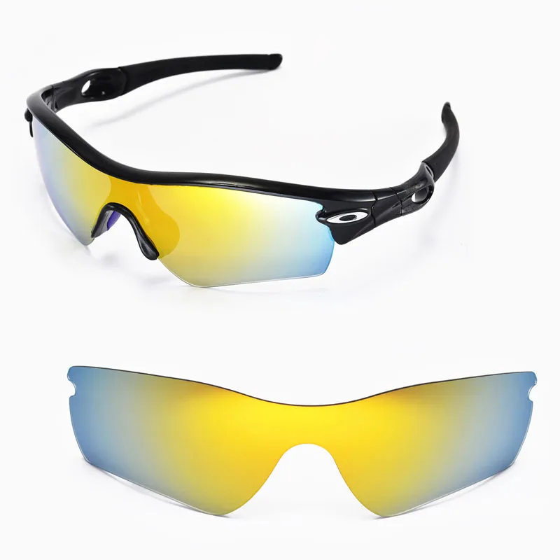 Walleva Polarized Replacement Lenses for Oakley Radar Path Sunglasses 8 colors available