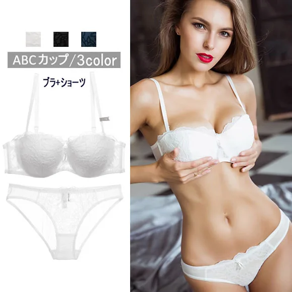 

Luxury Sexy Push Up Deep V Floral Lace Embroidery Bra Set/ Lingerie yw089