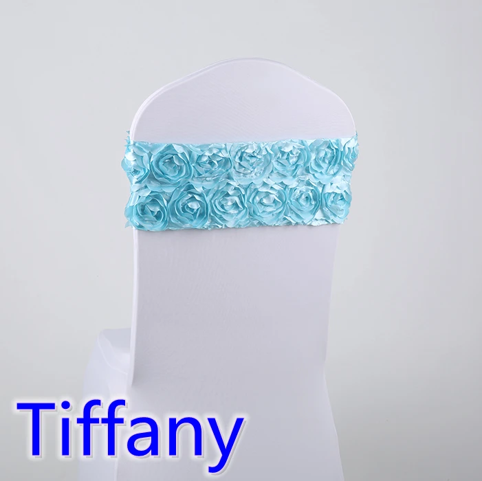 Tiffany Colour Chair sash wedding lycra chair sash luxury spandex