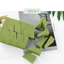 24 шт./партия треугольной формы мягкая Волшебная Очищающая подушка для лица косметический спонж для очищения кожи BB крем-основа инструменты для макияжа