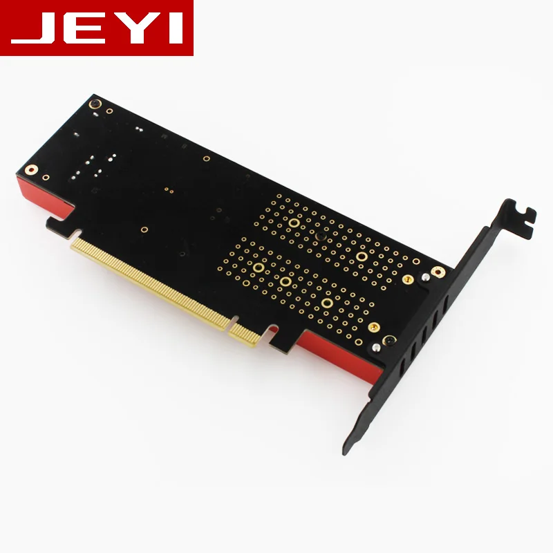 JEYI KNIGHT power-Fail защита PCIE3.0 NVME адаптер x16 Full speed M.2 добавить на карту теплоотвод пластина-вентилятор охлаждения SSD U.2