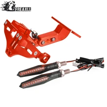 Универсальный держатель номерного знака мотоцикла с светодиодный подсветкой для BMW R1200R R1200RS R1200RT R1200GS ADVENTURE LC R NINE T