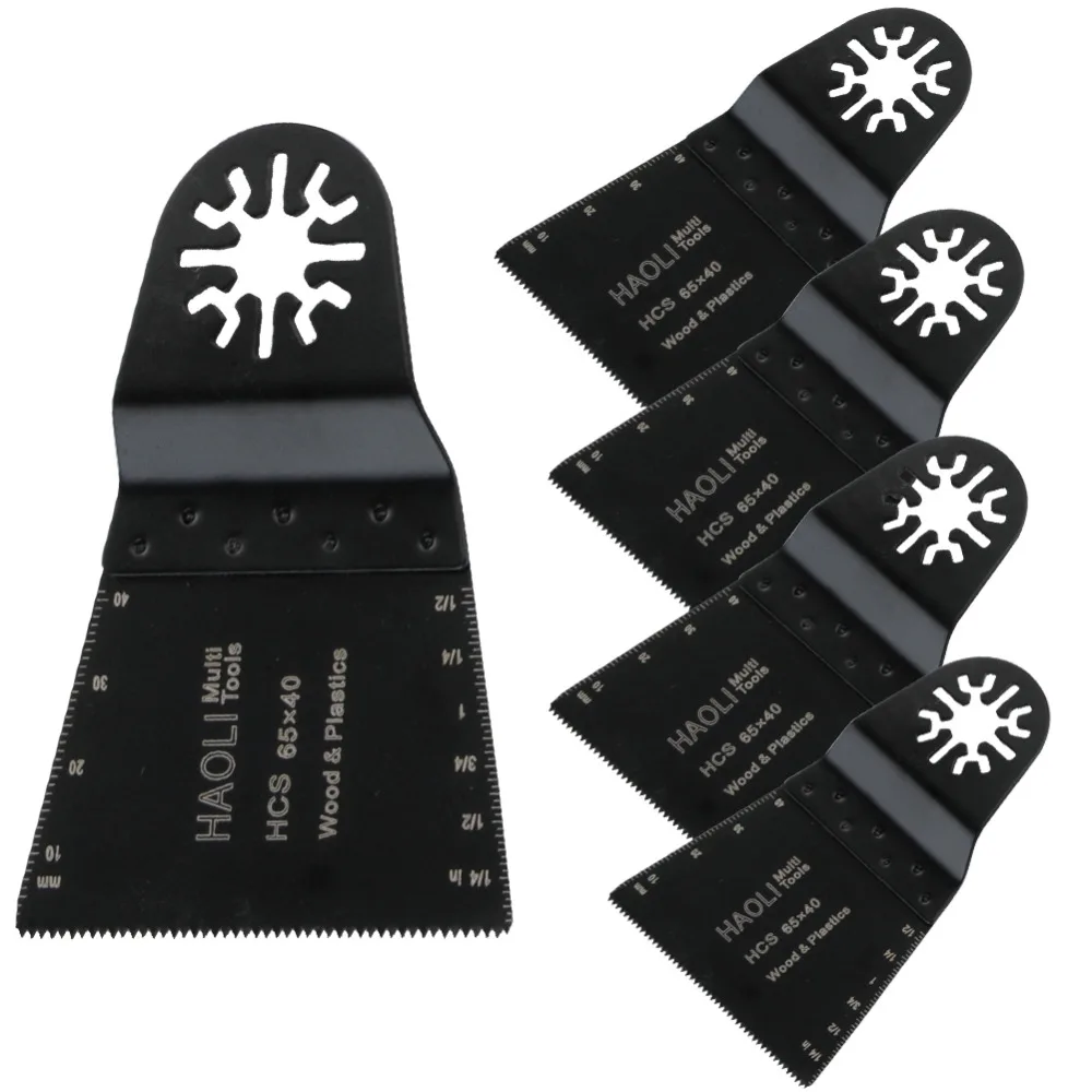 FREE SHIPPING 5pc 65mm HCS E cut standard Oscillating MultiTool saw blade fit for most brands of