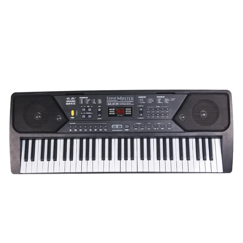 Microphone 61 Tasten Digitale Elektronische Tastatur Klavier Kinder Anfänger 