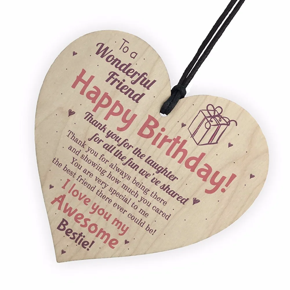 Табличка с надписью Friendship Best Friend деревянная табличка Happy Birthday подарок для мамы