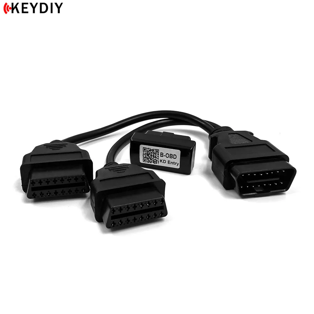 

New Arrival KEYDIY KD OBD Entry for Smartphones to Car Remotes Entry No Wire Needed English Version With 2 in 1 OBD2 Adapter