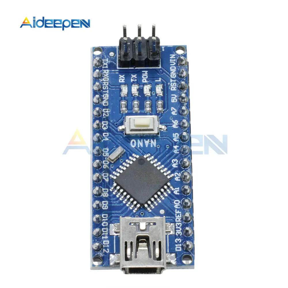Плата контроллера CH340 Nano v3.0 ATmega328P плата совместимая с Arduino USB драйвер V3.0 ATmega328 для