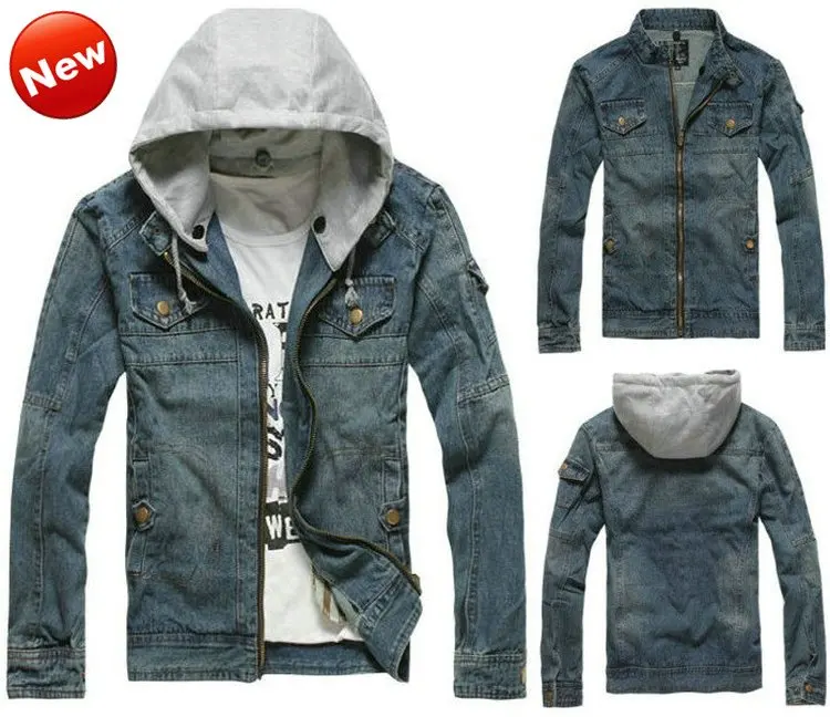 NEW Men's Punk Bomber Biker Motorcycle Racer Slim Fit