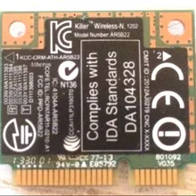 Беспроводной Адаптер карты для убийцы Bigfoot Беспроводной-n 1202 ar5b22 n1202 Mini PCI Express Dual Band WLAN Bluetooth