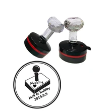 Персональное приглашение и карта Скрапбукинг круглая на заказ Свадебная Печать Самостоятельная Заправка чернилами 7 цветов чернил на выбор