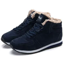Women Boots Plus Size Women’s Winter Shoes Round Toe Shoes Woman Ankle Snow Boots Soft Women Shoes Black