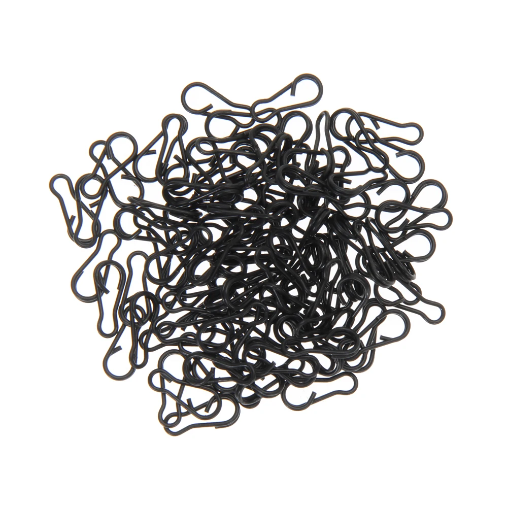 

50pcs/100pcs Fishing Swivel Small Multi Clips Carp Fishing Tackle Quick Change Swivels Steel Rigs Links Connector Carp Fishing