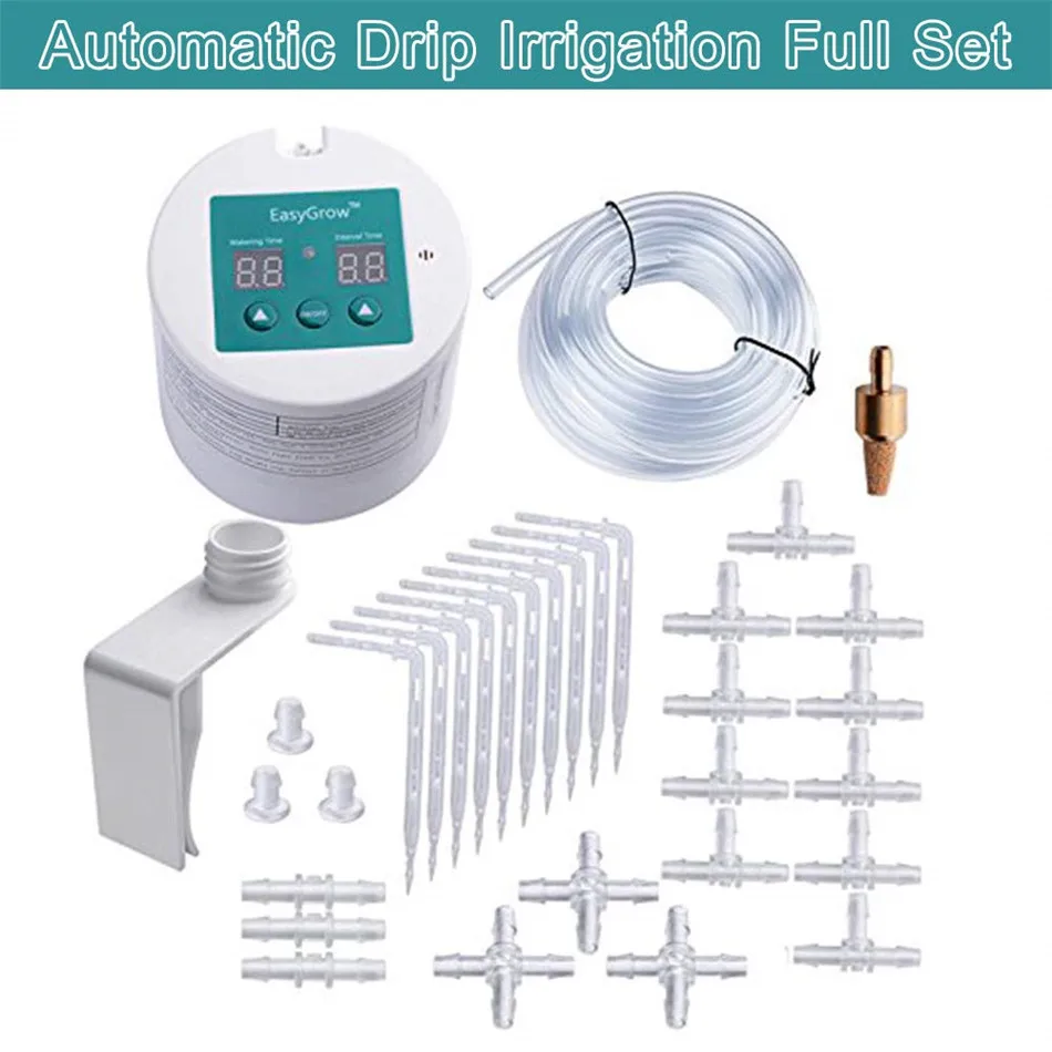 FIRMOR Автоматическая капельная набор для орошения самополив Системы с 15-дневного полива отдых садовые полива растений установка времени