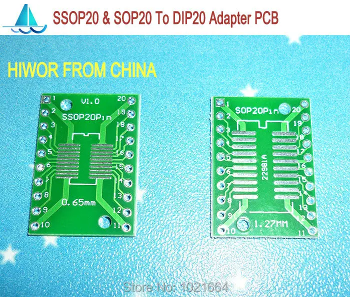 20 шт./лот SSOP20 SOP20 TSSOP20 MSOP20 для DIP20 smd-адаптер для DIP PCB Pinboard smd-конвертер