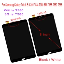 STARDE LCD for Samsung Galaxy Tab A 2017 8.0 SM-T385 T385 3G / SM-T380 T380 Wifi LCD Display Touch Screen Digitizer Assembly 8 free shipping for samsung galaxy tab 3 8 0 sm t310 t310 wifi touch screen digitizer glass lcd display assembly replacement