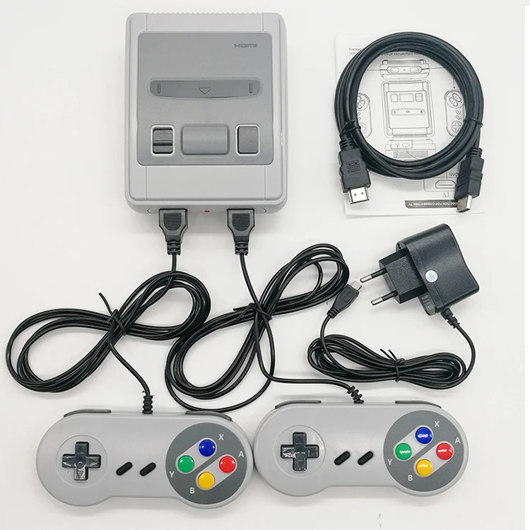 8 Bit Super Mini HDMI Family TV SNES Video Game Console Retro Classic HDMI HD Output TV Handheld Game Player Built-in 621 Games