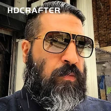 HDCRAFTER солнцезащитные очки Для мужчин Брендовая Дизайнерская обувь солнцезащитные очки для вождения, мужские гроссмейстер солнцезащитные очки с квадратными линзами с UV400