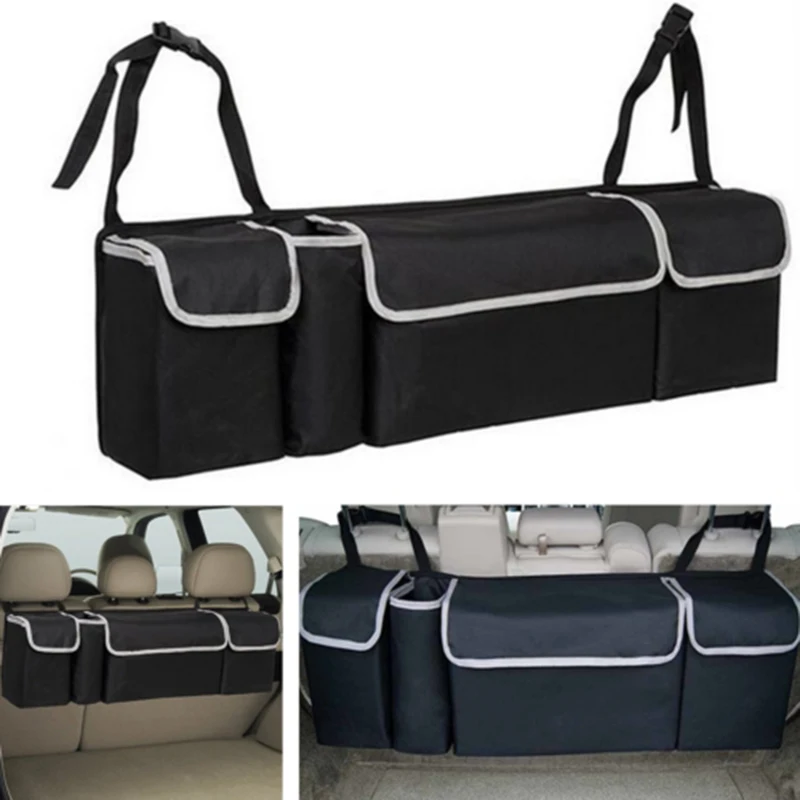 

1* Durable Car Truck Inner Organizer Back Seat Storage Box Bag Pocket Accessory