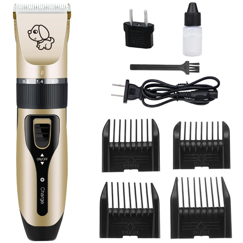  Rechargeable Low-noise Cat Dog Hair Trimmer Electrical Pet Hair Clipper Remover Cutter Grooming Pet