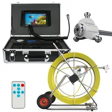 80M 100M 120M 160M Sewer Waterproof Digicam Pipe Pipeline Drain Inspection System 7″LCD DVR HD 1000TVL