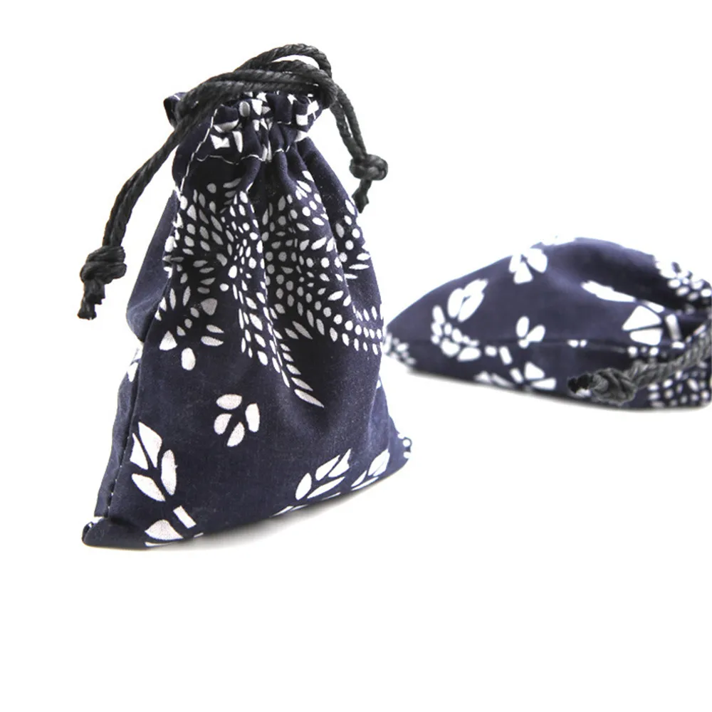 Jewelry Pouch Bags Wedding Gift Blue and White Porcelain Pattern Jewelry Packaging Cloth Pouch