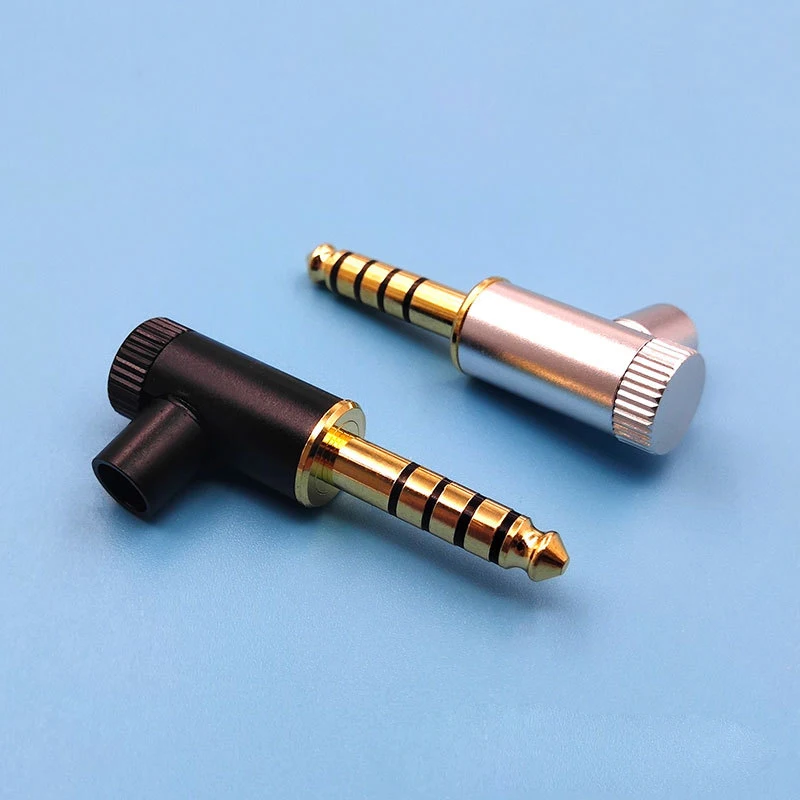 4.4mm earphone plug 5-pole curved L-shaped balanced output