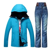 Горнолыжный костюм женский GSOU SNOW ЛЫЖНЫЕ КОСТЮМЫ Горнолыжный костюм женский спортивный зимний костюм женский сноуборд пальто лыжи куртка зимняя женская горнолыжные штаны