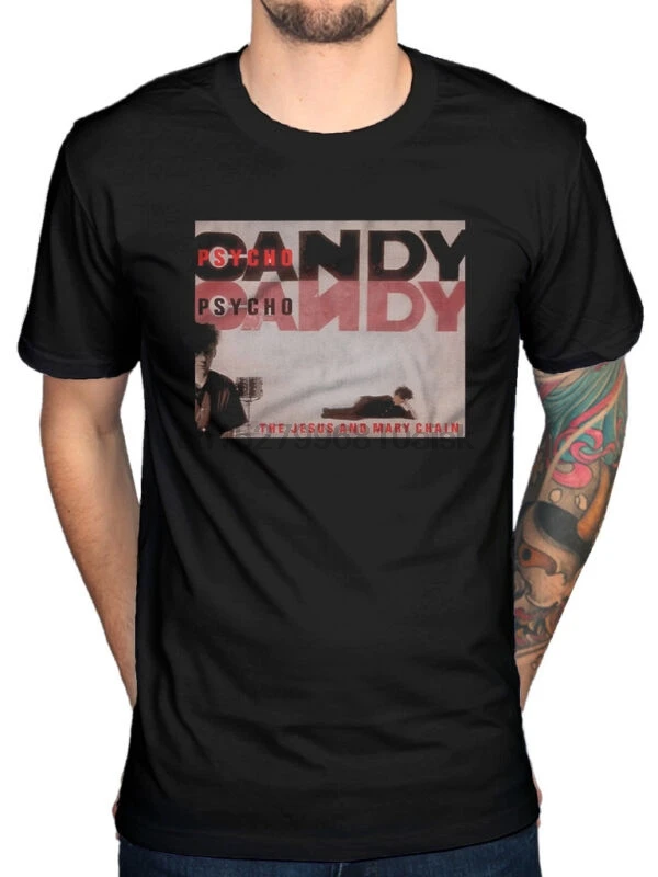 The Jesus And Mary Chain Psychocandy t-shirt Munki darkland рок-группа | Мужская одежда