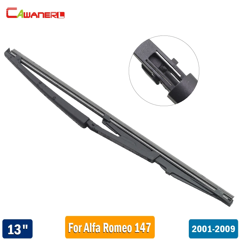 

Cawanerl For Alfa Romeo 147 2001-2009 13" Car Back Window Wiper Blade Auto Rubber Rear Windscreen Wiper Blade 1 Piece