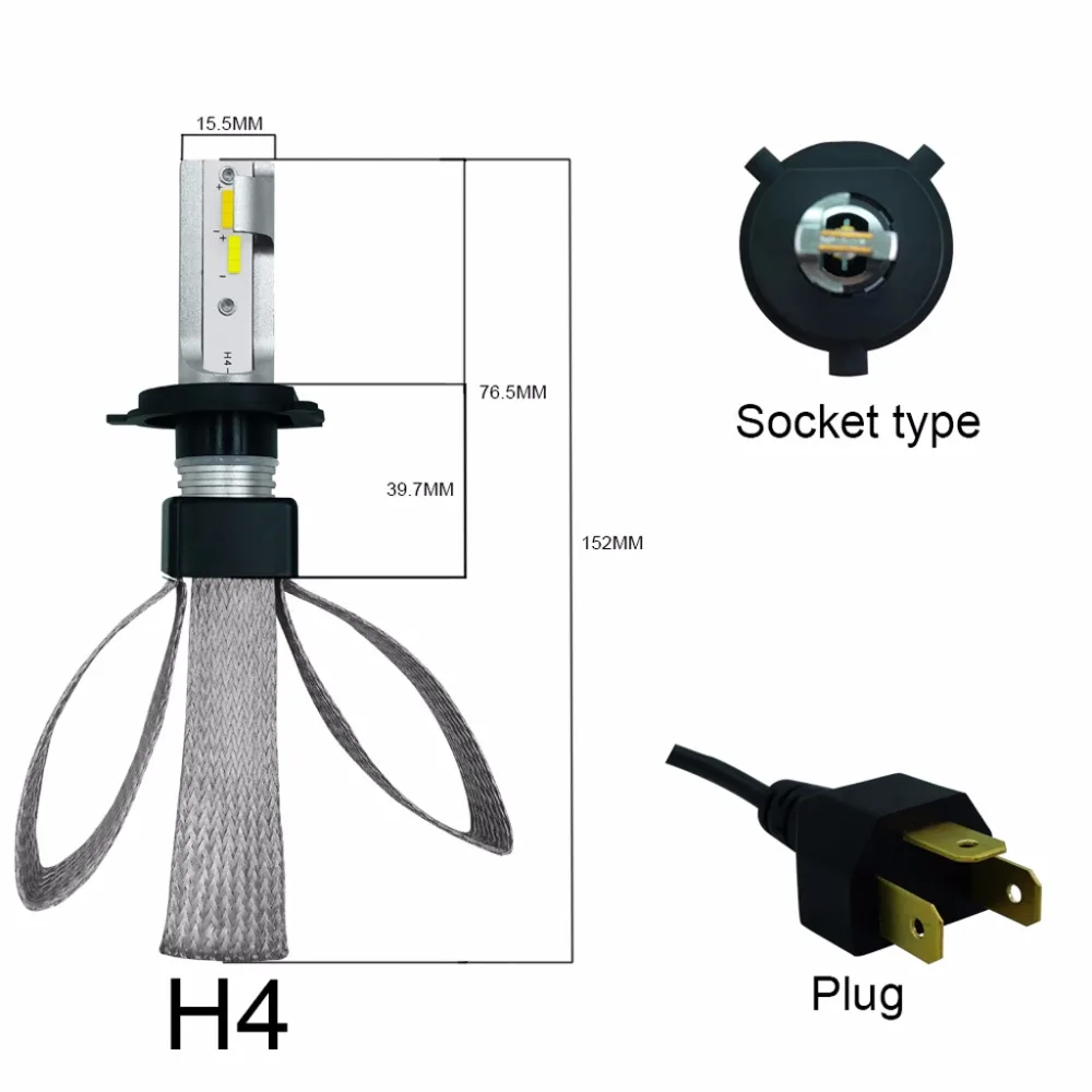 1 пара Высокая производительность H4 9003 H7 H8 H11 9006 9005 120W 20000LM светодиодный двухцветная головной светильник комплект ламп автомобилей головной светильник