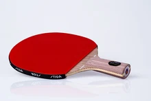 Long short blade table tennis rubber racket pingpong paddle high quality wooden handle grip offensive racquet top quality