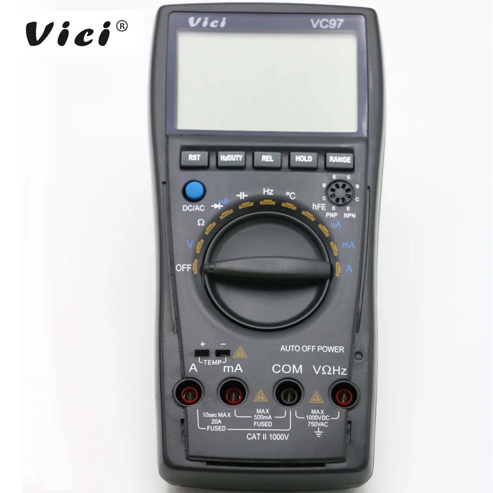 Цифровой мультиметр VICI VC97 3 3/4 вольтметр амперметр измеритель напряжения и