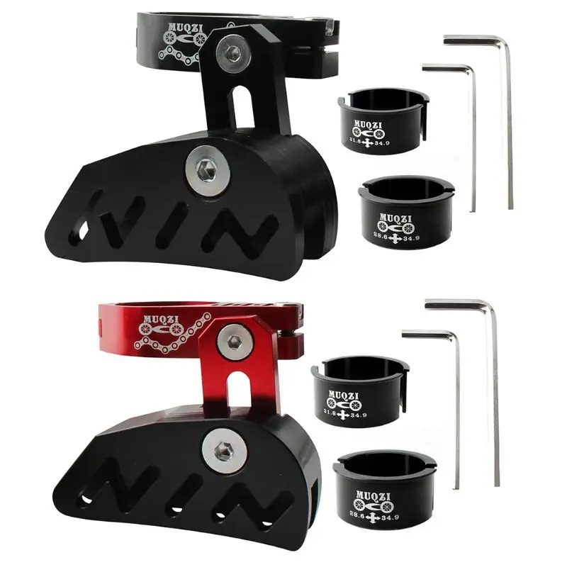 

1 Set Mountain Bike Single-disc Chain Guide Positive and Negative Tooth Stabilizer Front Dial Chains