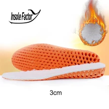 Unisex Increase Insole Shoes Thickening In Winter To Keep Warm Insoles Height Increasing Insoles Soft Breathable Shoes Pad 065