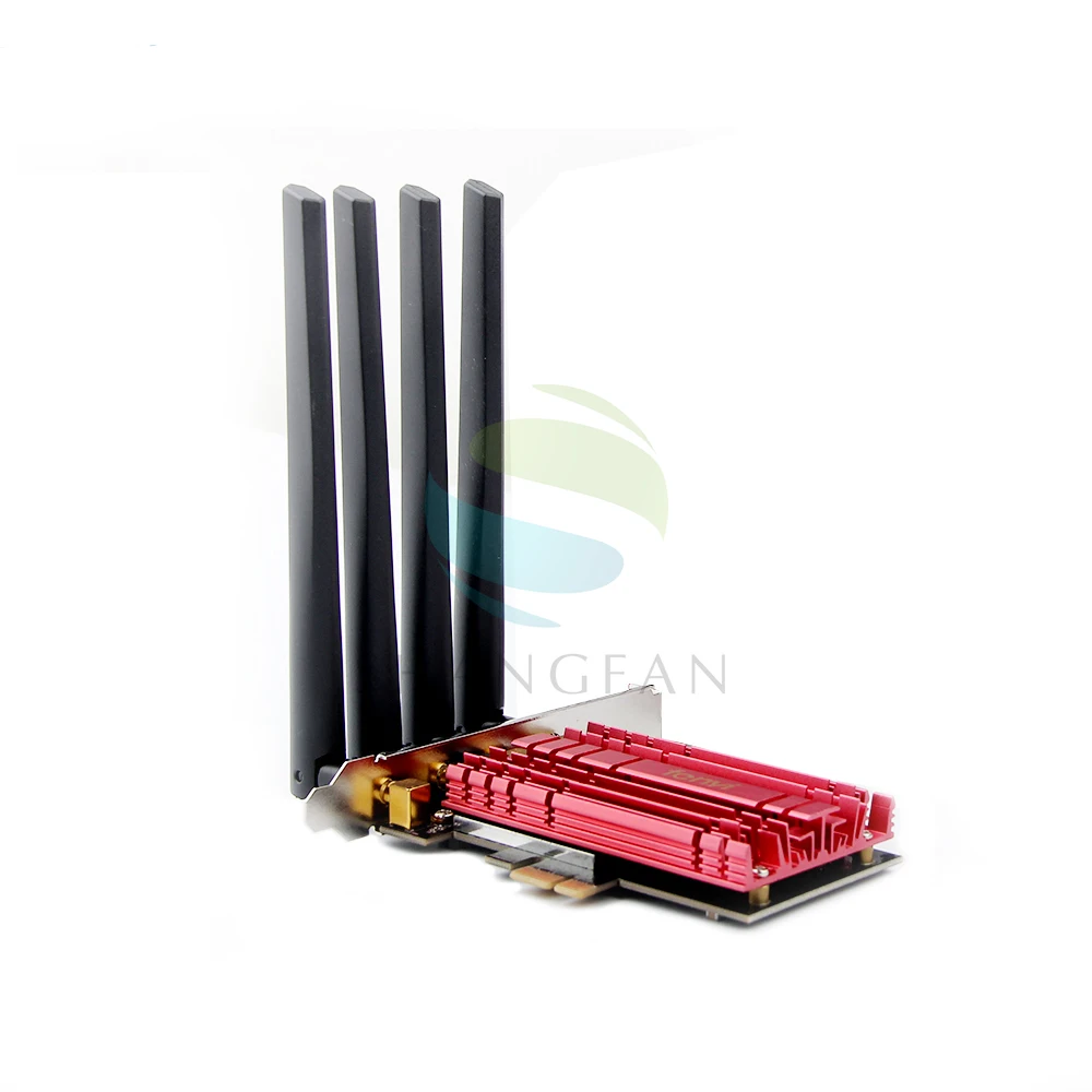 

Dual band AC1900 Broadcom BCM94360 Wireless 802.11AC WIFI Adapter Desktop Wifi PCI Express Card For Mac OSX+ PC/Hackintosh Win10