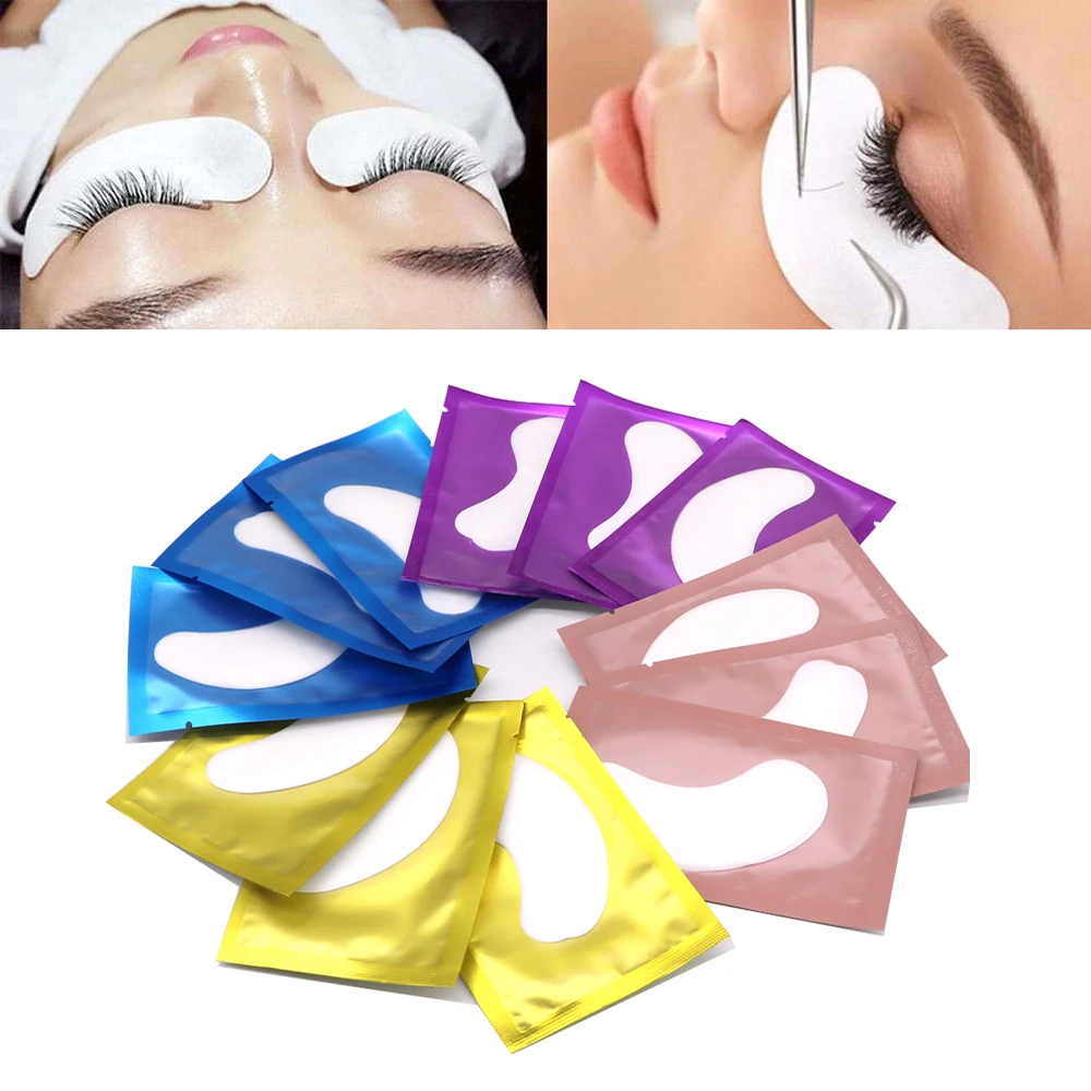 

10Pairs/Pack Grafted Eyelash Extension Paper Patches Eyelashes Under Eye Pads Eye Patches Lash Sticker Women Makeup Tool