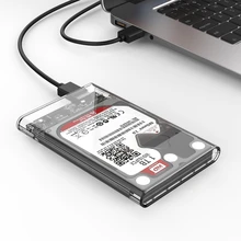 ORICO 2 TB Móvil Hdd Case USB 3.0 a SATA HDD Caja para Disco Duro Externo Caso sin tornillos Para Windows/Mac