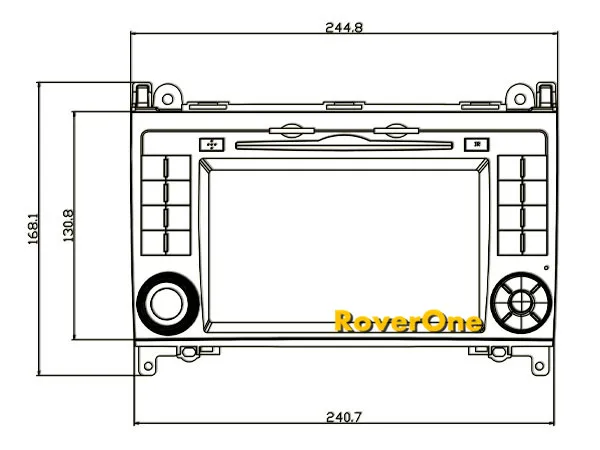 Sale RoverOne Android 8.0 Octa Core Car Radio DVD GPS For Mercedes W169 W245 Vito Viano Sprinter Multimedia Player HeadUnit Bluetooth 2