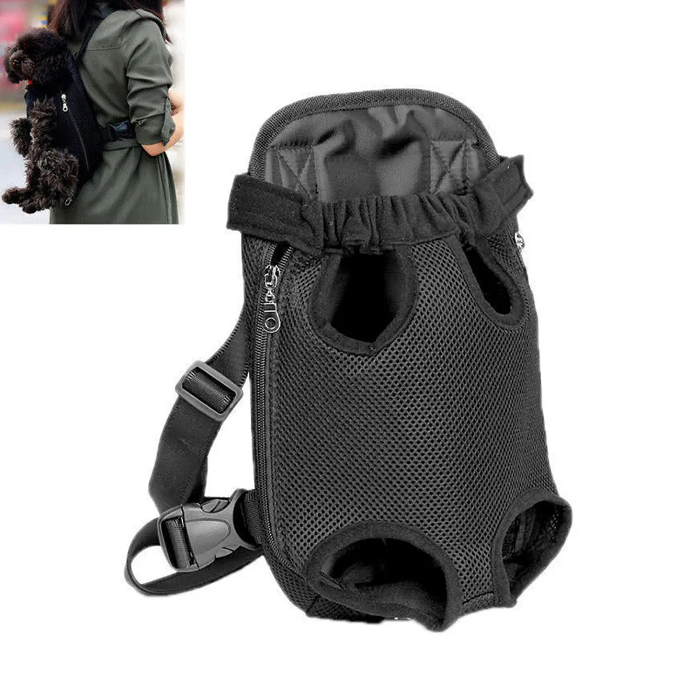 

1Pc Fashion Pet Carrier Backpack Adjustable Cat Dog Front Legs Out Carrier Travel Bags Hogard NO07