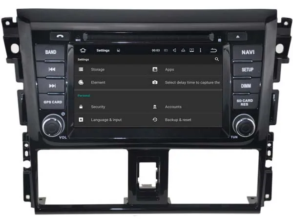 Cheap Android 9.0 Car Dvd Navi Player FOR TOYOTA YARIS 2014 audio multimedia auto stereo support DVR WIFI DAB OBD all in one 2