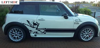 

LEFT SIDE full body car sticker Car Styling Decorative High-grade Body Waterproof Sunscreen No Color Fading Durable