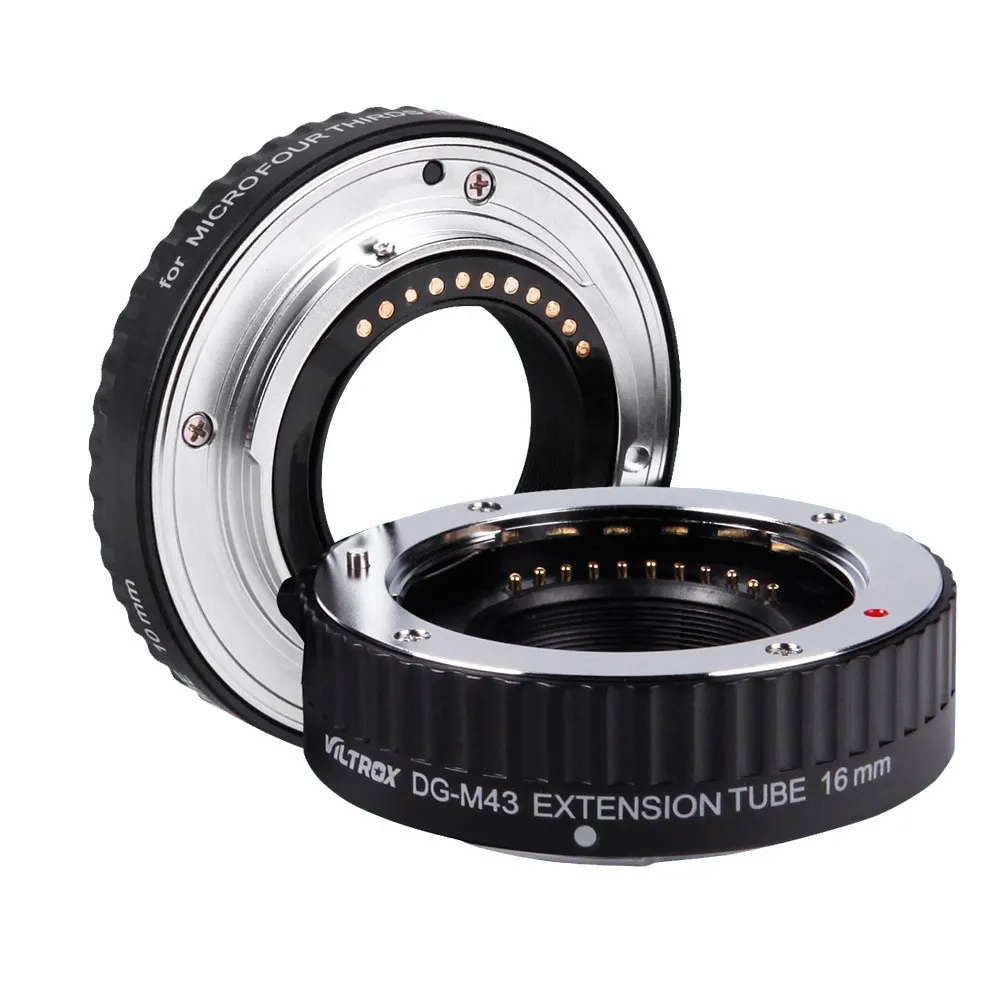 

Viltrox AF Macro Extension Tube Metal Mount Rings Auto Focus for Micro 4/3 M4/3 MFT DG-M43 for Olympus E-P1 E-P2 Panasonic Lens