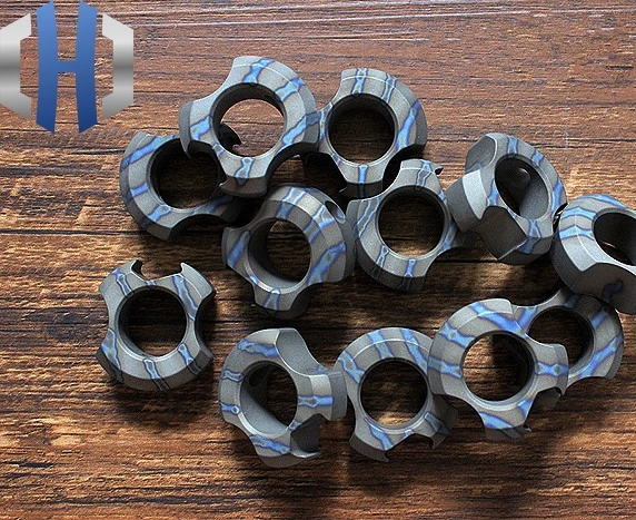 التيتانيوم سبائك TC4 سكين الخرز فتاحة Paracord أنبوب سستة سحب المظلة الحبل الخرز في الهواء الطلق المظلة الحبل EDC أدوات متعددة