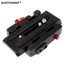 Easttowest Камера P200 Quick Release Clamp адаптер QR пластина для Manfrotto 501 503HDV 7M1W Q5 500AH 701HDV 577