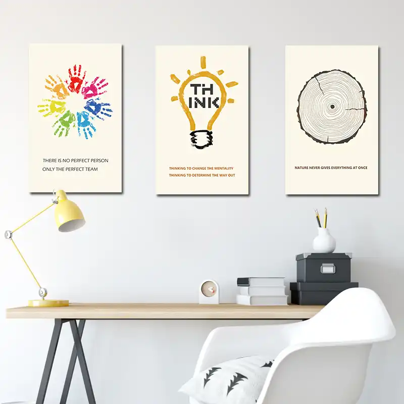 Newbility Modern Realist Simple Posters Study Inspiring Painting Office Decoration Creative Corporate Culture Wall Canvas Prints Newbility Modern Realist Simple Posters Study Inspiring Painting Office Decoration Creative Corporate Culture Wall Canvas Prints