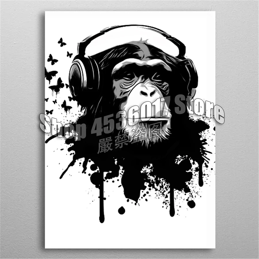 

Animals 5d Diy Diamond Painting Cross Stitch Diamond Embroidery Monkey Business Diamond Mosaic Full Gifts Home Decor Posters