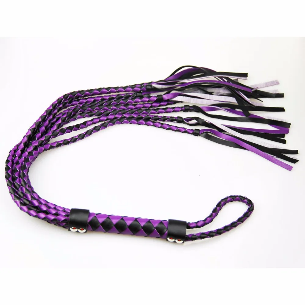 Catwhip Sm Leather Spanking Fetish Whip Flogger Sex Toys