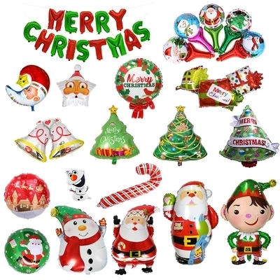 

Christmas foil balloons merry Christmas balloons helium balloon inflatable Christmas decoration classic toys Christmas gifts