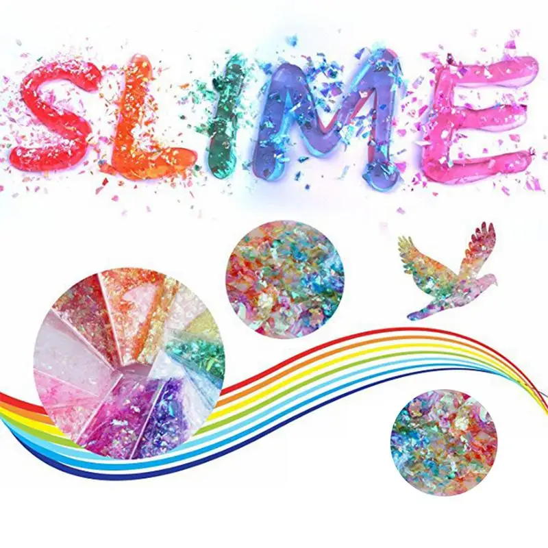Slime Supplies Kit, 60 Pack Slime Beads Charms Slime Tools For Slime Making DIY Craft Children's Funny Toy Christmas Gift